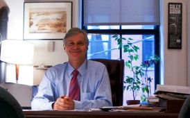 Our New Home: Christopher Hahn in his office